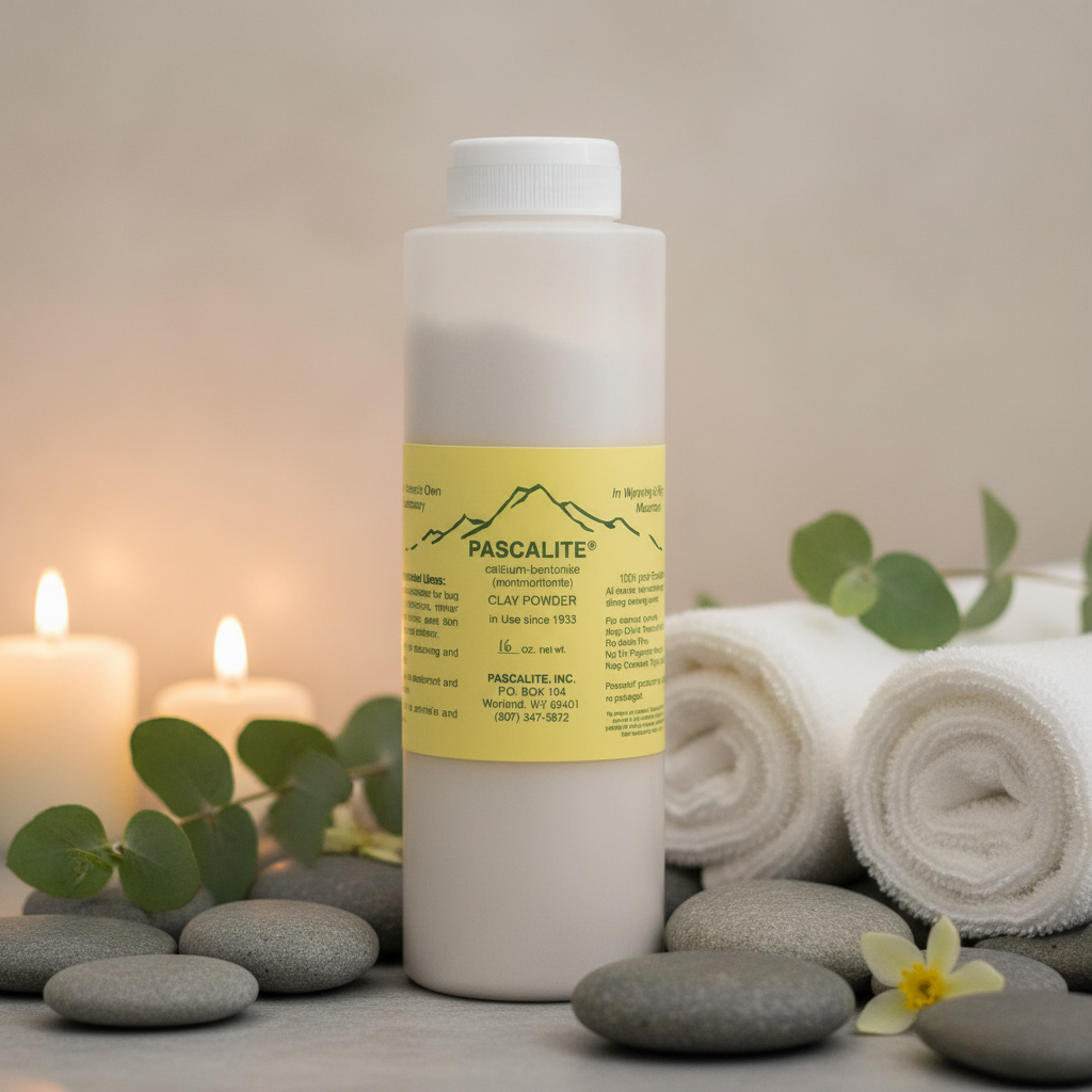 Pascalite Clay Powder Spa Background